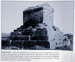 Tomb of Cyrus (click to see larger image)