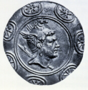 Philip V of Macedon as Perseus (click to see larger image)