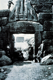 The Lion Gate at Mycenae (click to see larger image)