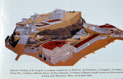 Reconstruction of the ancient acropolis (click to see larger image)