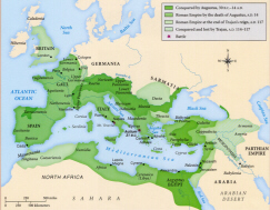Map of the Roman Empire (click to see larger image)