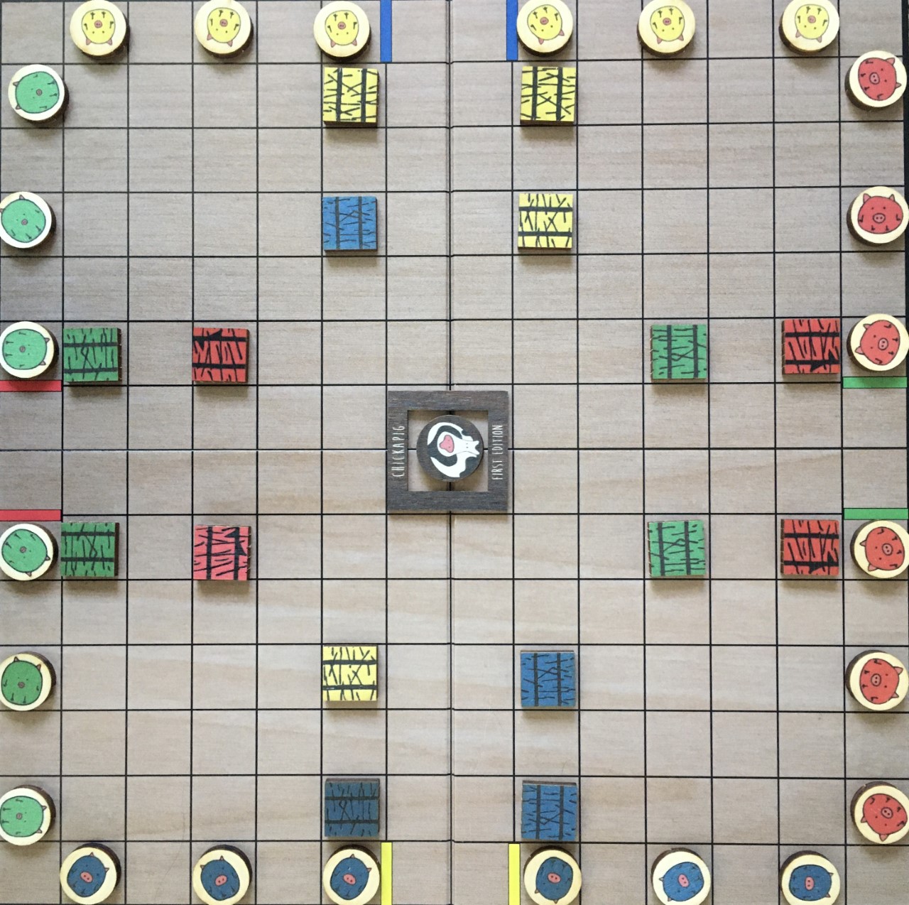 Chick-a-Pig gameboard.