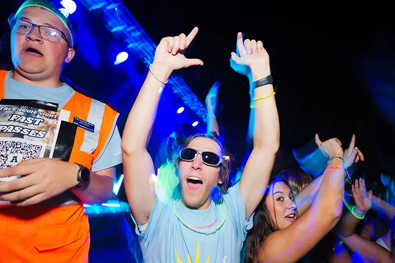 Students at a party