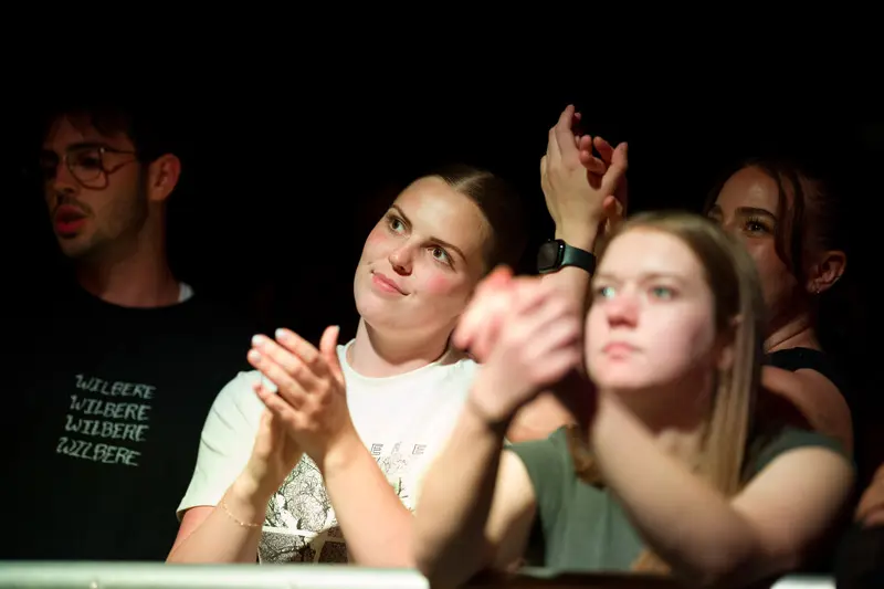 Students at a show