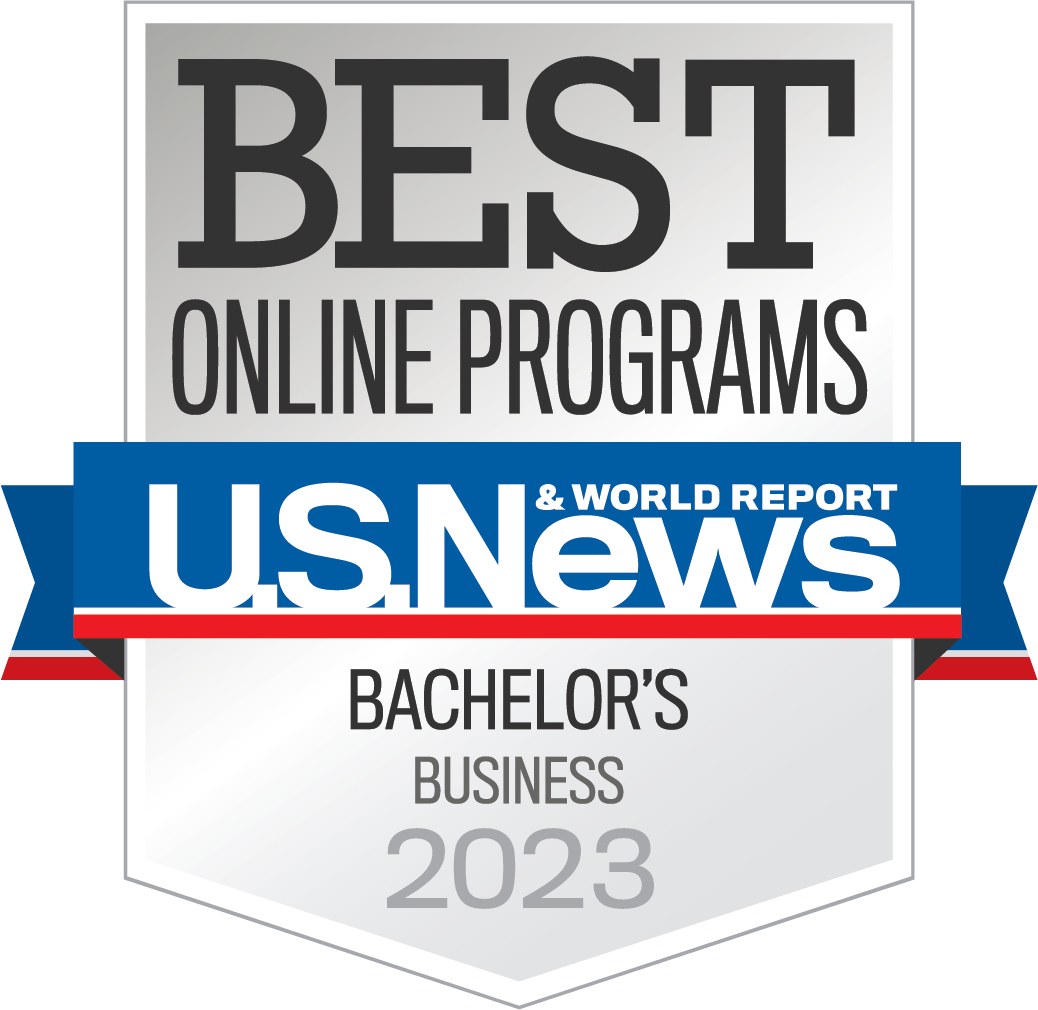 Voted Best Online Business Bachelor's Programs 2022 US News and Word Report