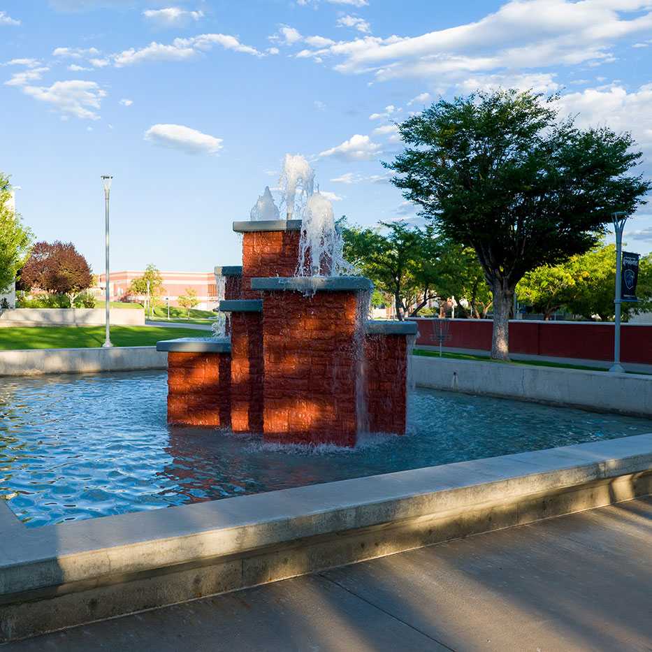 USU Eastern Campus Fountain