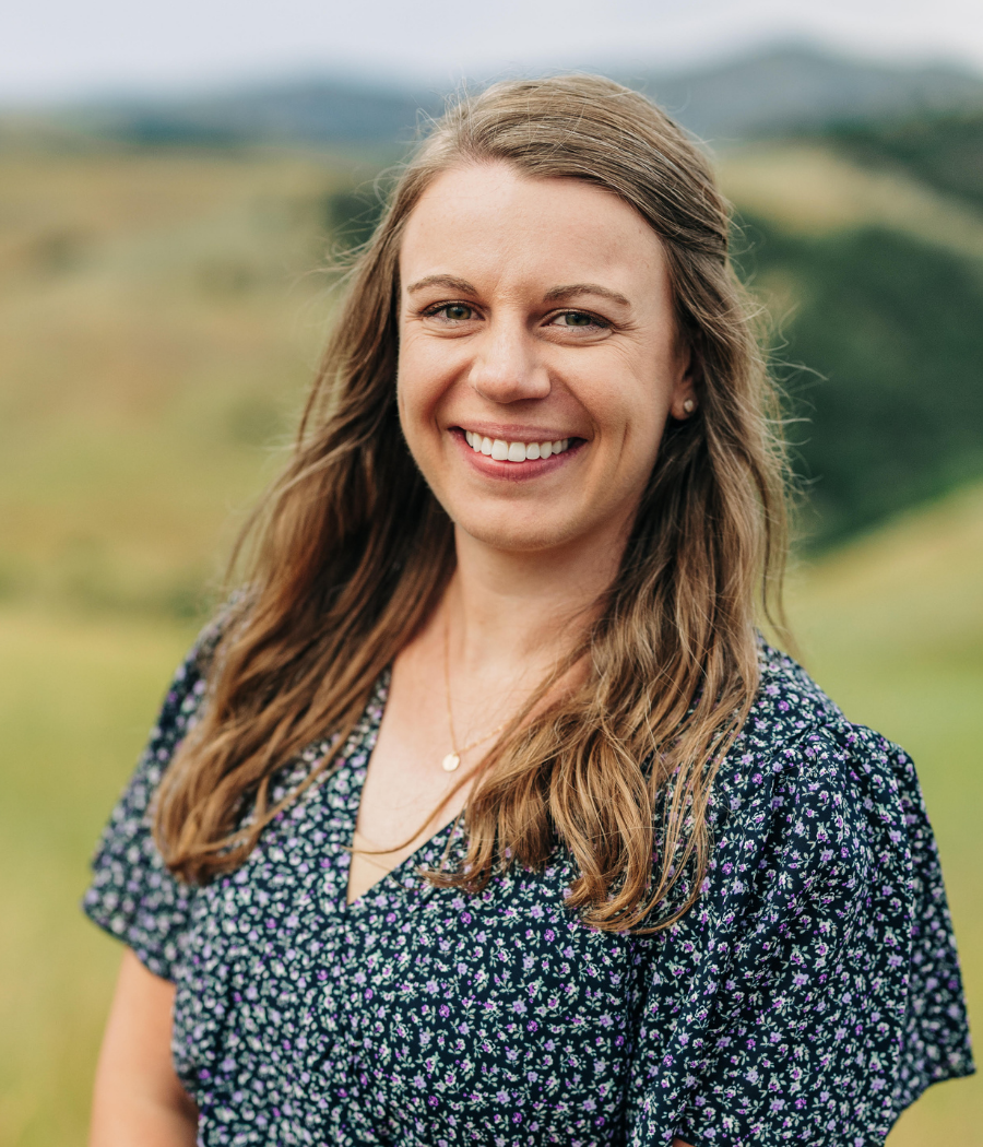Sara Owen, smiling at the camera.