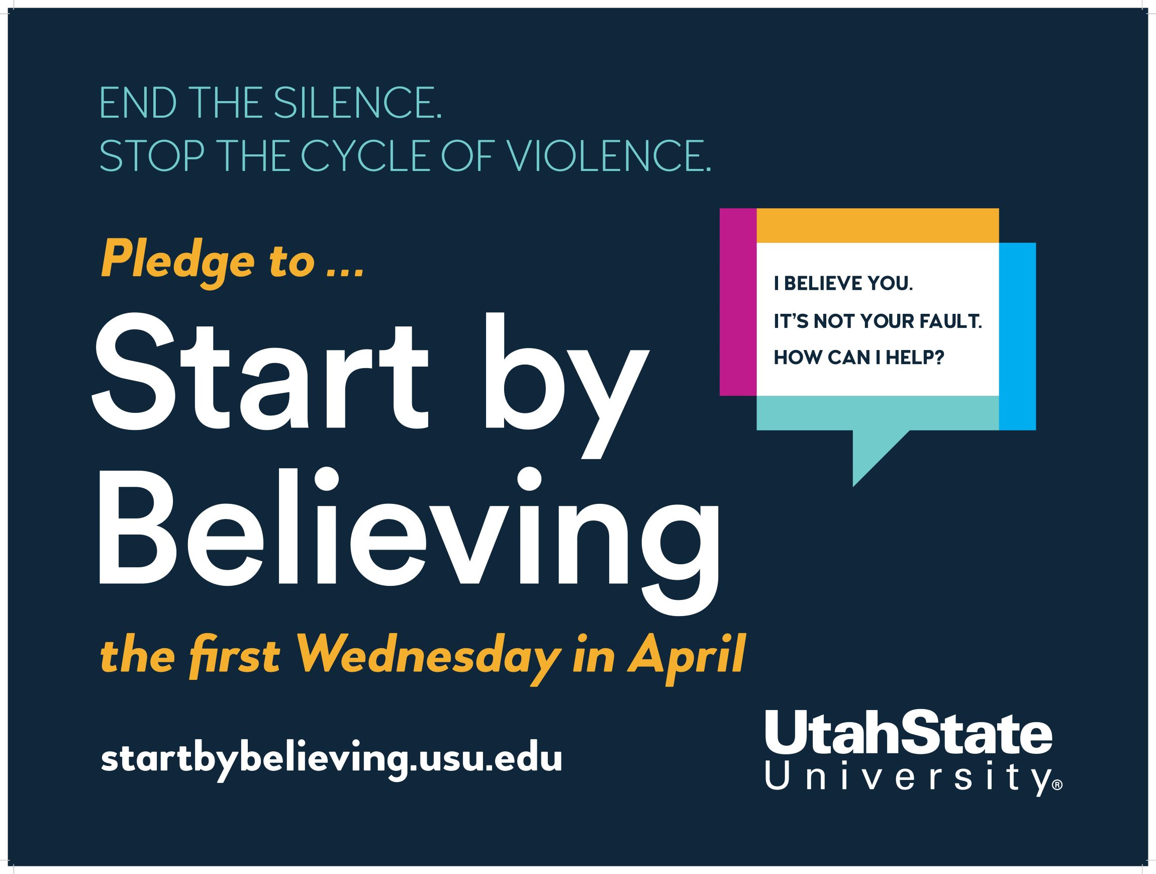Start by believing