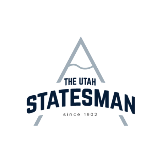The Utah Statesman logo, which highlights 'since 1902'