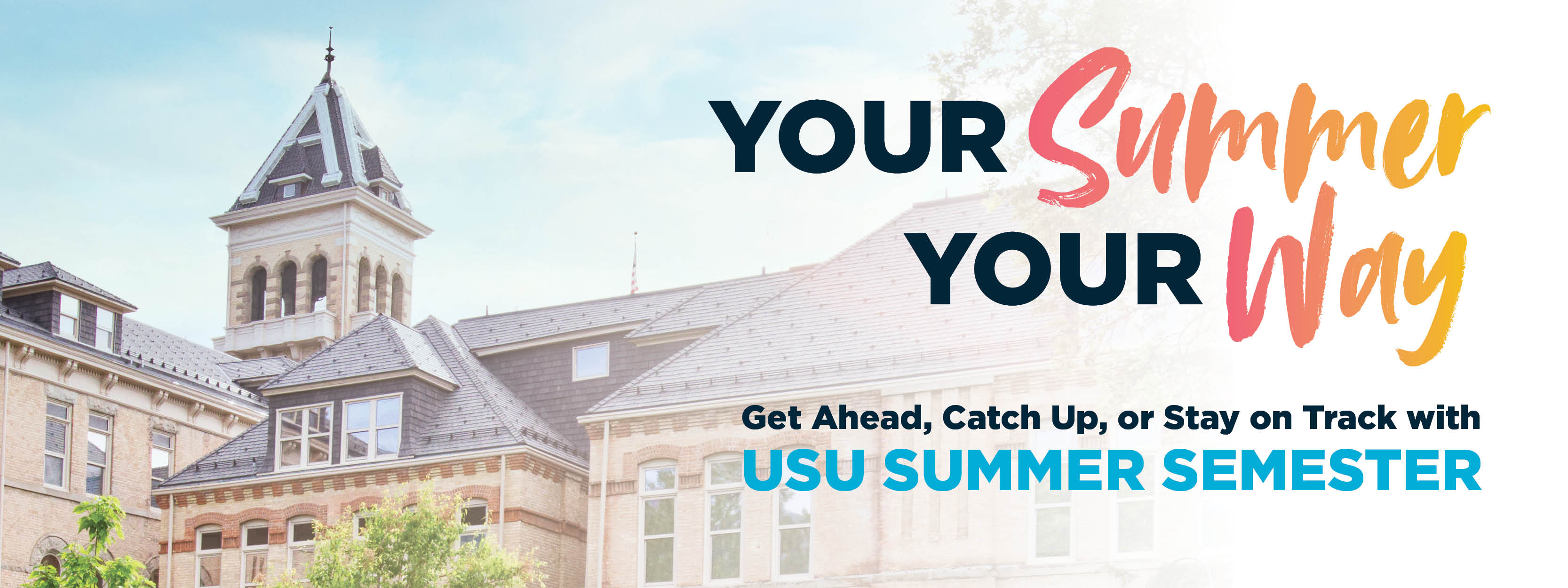 USU summer semester infographic