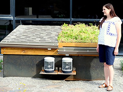 New Green Roof Display on USU Campus Engages Students