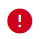 A red circle with an exclamation point.