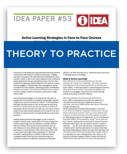 IDEA Paper 53 - Active Learning