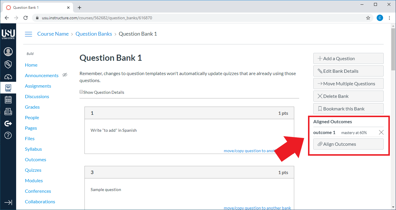 Classic Quizzes Outcomes