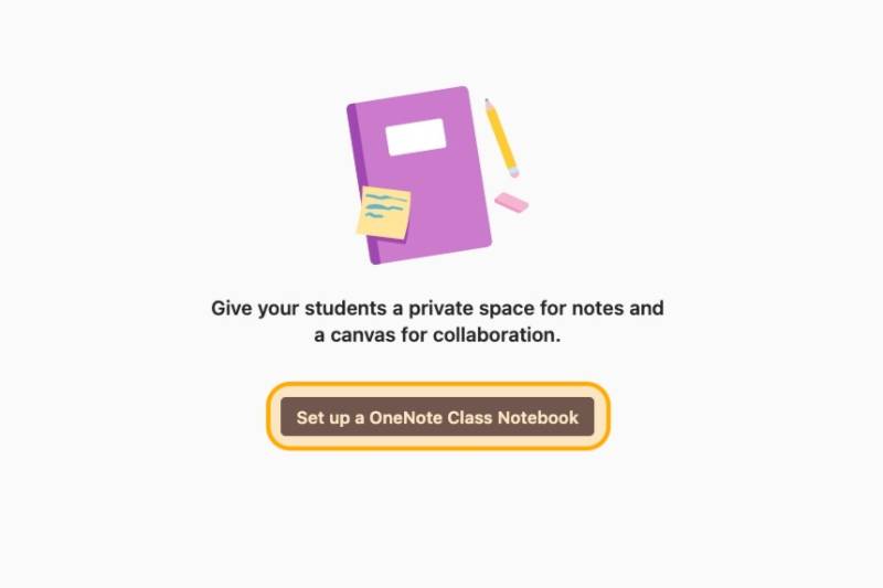 Set up Class Notebook