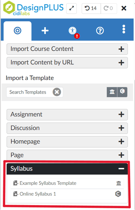 Select all syllabus content blocks