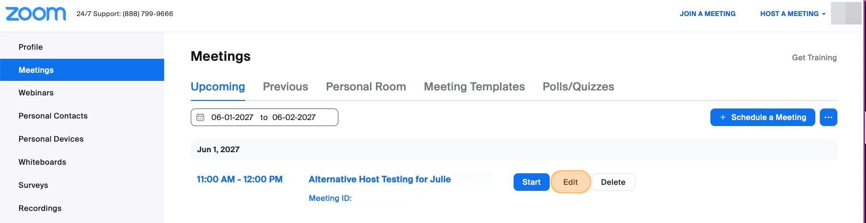Add Alternative Hosts on Zoom | Teach