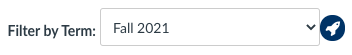 course filter drop-down with fall 2021 semester selected