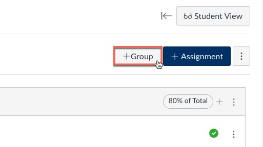 edit assignment groups in canvas