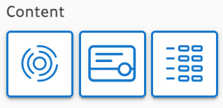 content module icons