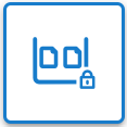 icon with a lock on a group of files indicating due dates for modules