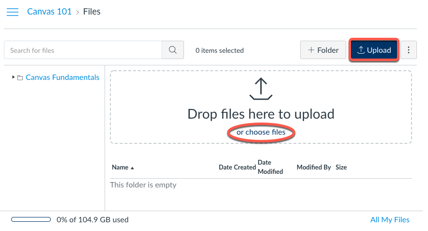 Uploading Files to Canvas | Teach