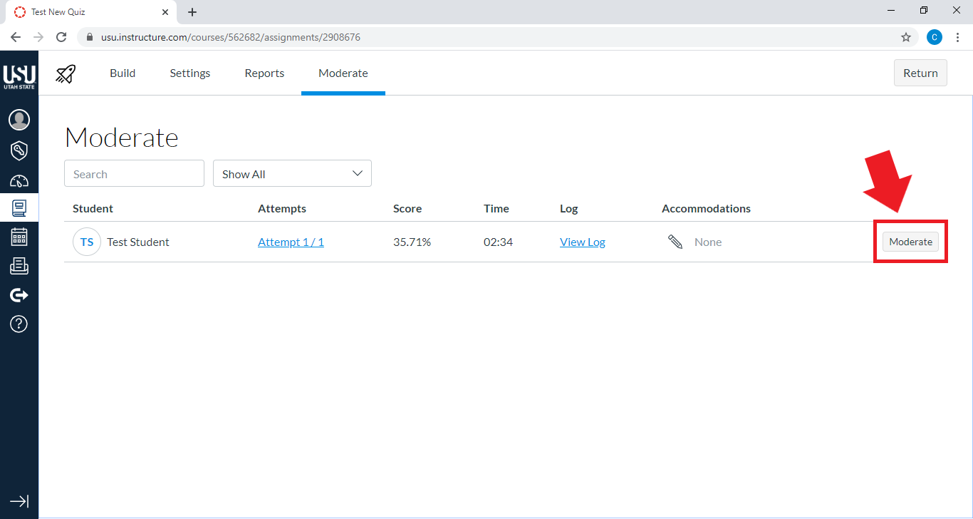 moderate student button