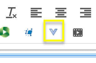 more external tools button highlighted in edit toolbar