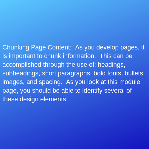 chunking page content in a paragraph