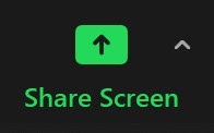 Share Screen button from Zoom