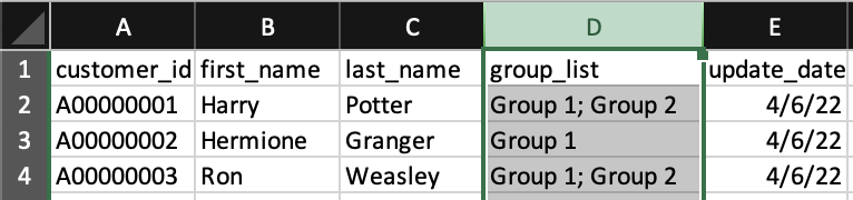 csv file example with groups under group_list column