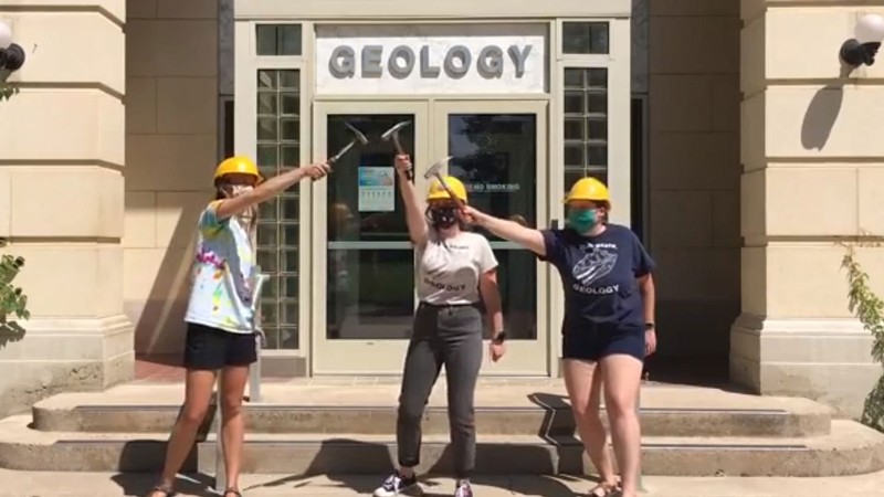USU geologists.