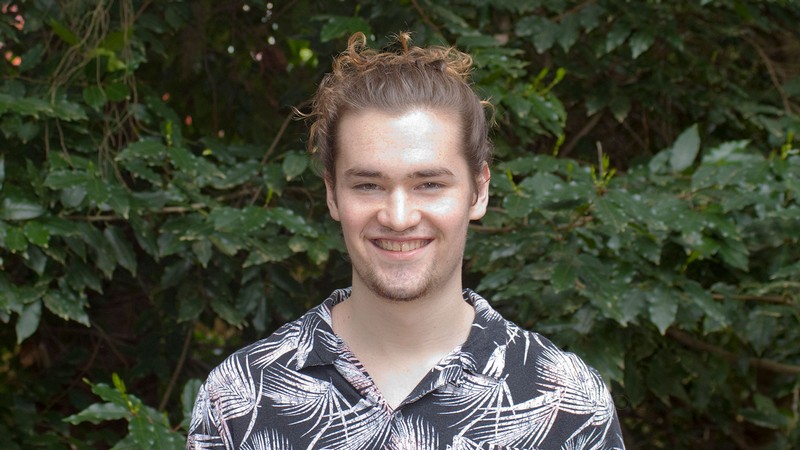 USU undergrad researcher Ethan Ancell