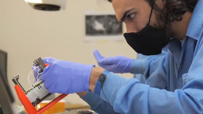 Undergrad researcher Jack Danos