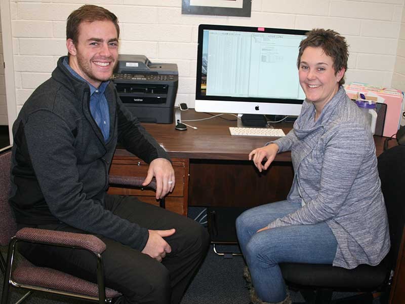 USU kinesiology researchers in lab