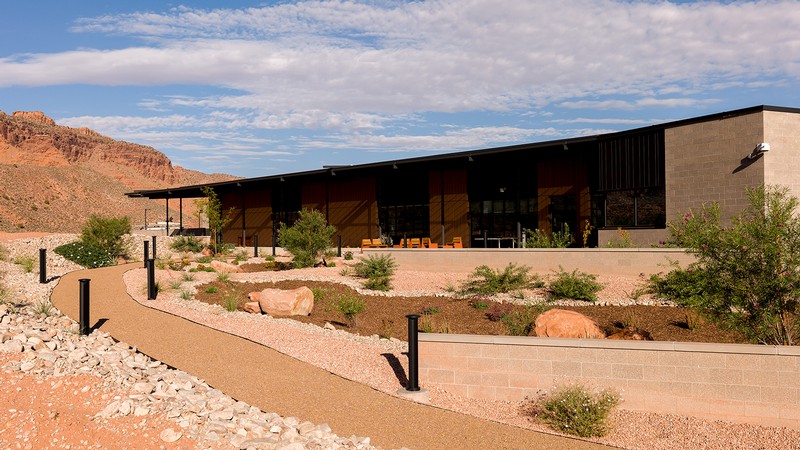A campus scene at USU Moab