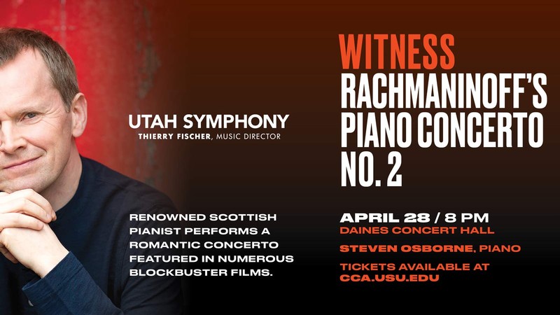 Steven Osborne to play Rachmaninoff's Piano Concerto Number 2.