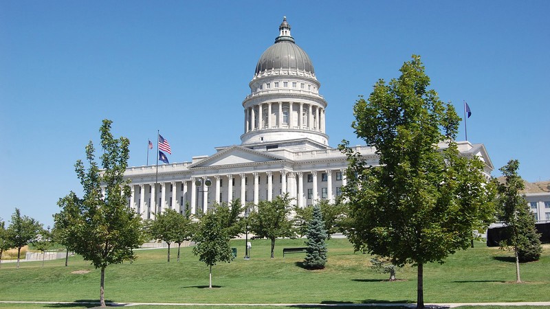 The Utah Capitol building.