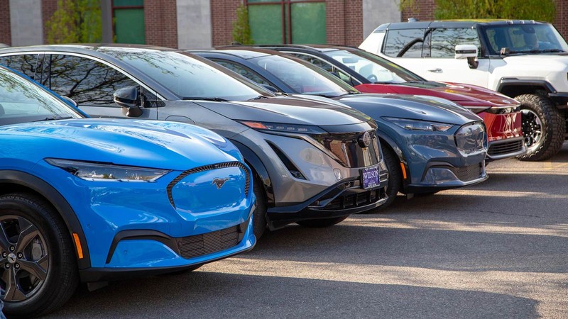 Electric cars.