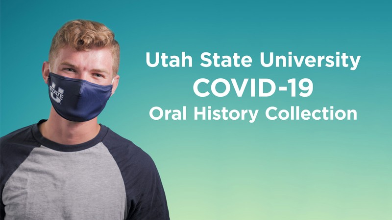 A student wearing a face mask.