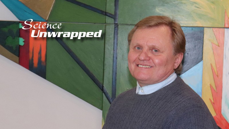 Text Reads: Science Unwrapped.