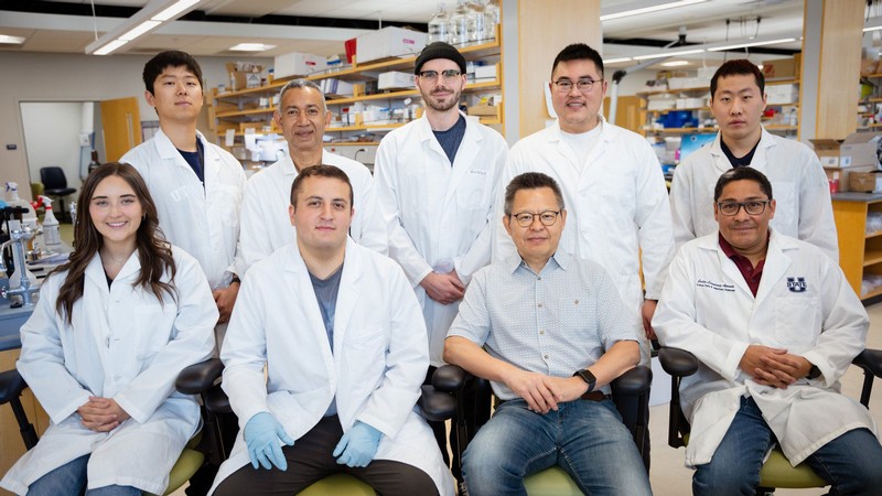 A research team in a lab.