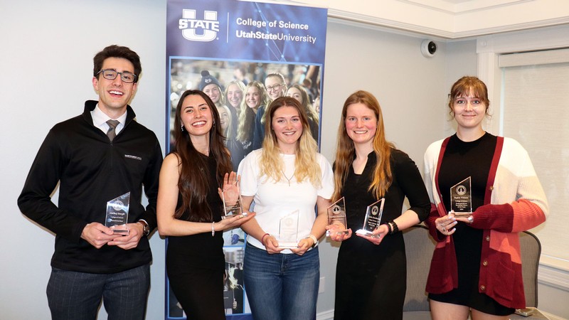 College of Science undergrad awardees.