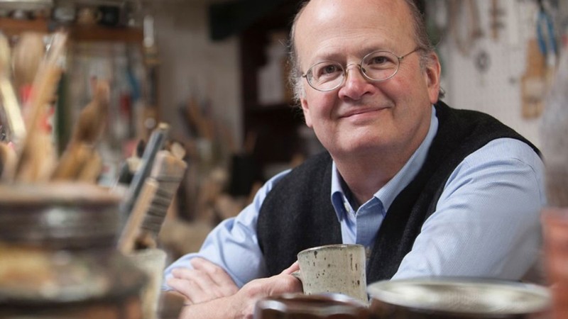 John Neely in a ceramics workshop.