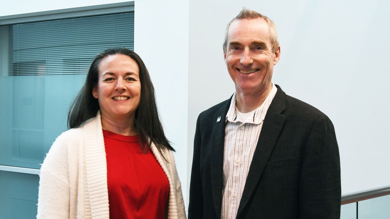 Kristen Rolf and Tom Higbee.