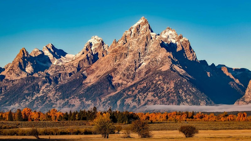 The Teton Mountain Range.