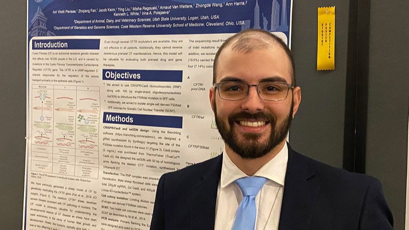 Doctoral student Iuri Perisse