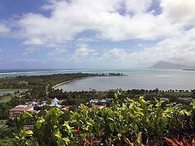 The East African island of Mauritius