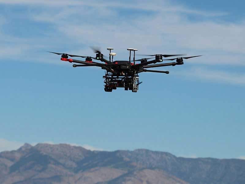 Drone in the air