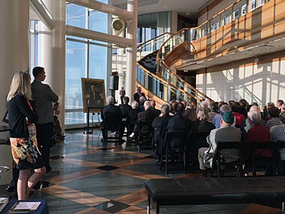 the crows at the Arrington gift announcement in Salt Lake City